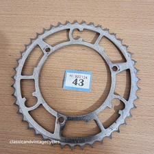 Vintage Chater-Lea Single Chainring Chrome Steel 3/32nd  x 44t #43 Eroica