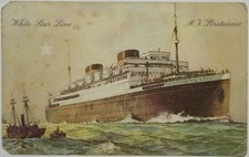 White Star Line Postcard M.V