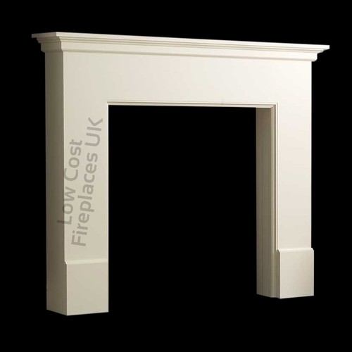 Electric gas ivory mantel - electric,