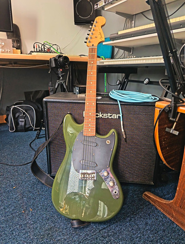 Fender mustang olive - mustang, green