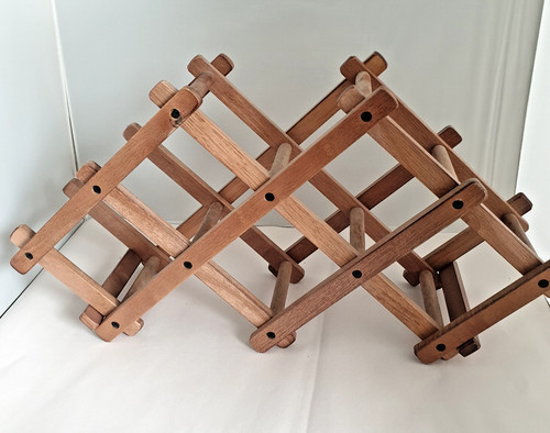 Vintage wooden folding - vintage,