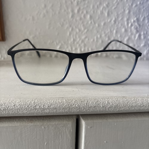 Silhouette blue rimless - blue,