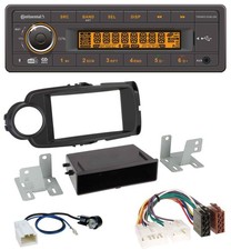 Continental Bluetooth MP3 USB DAB Car Stereo for Toyota Yaris (11-14) - Black