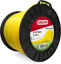 OREGON ROUNDLINE yellow strimmer trimmer cutting line 2.7mm x 209 metre 69-383-Y