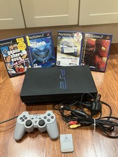 Sony PlayStation 2 PS2 Black