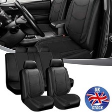 PU Leather Front Rear 9pcs Car