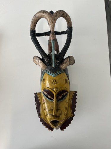 Vintage african guro mask - african,