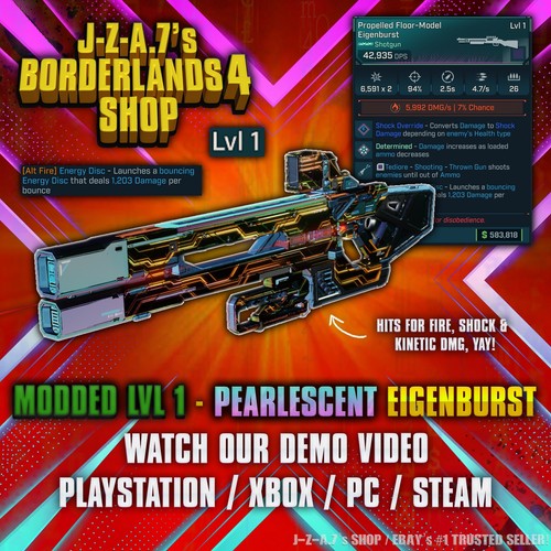 Borderlands modded lvl 1 - borderlands,