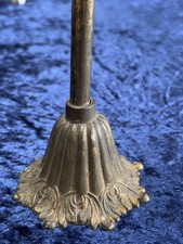 vintage CEILING ROSE FRENCH chandelier hook BRASS Antique Nouveau