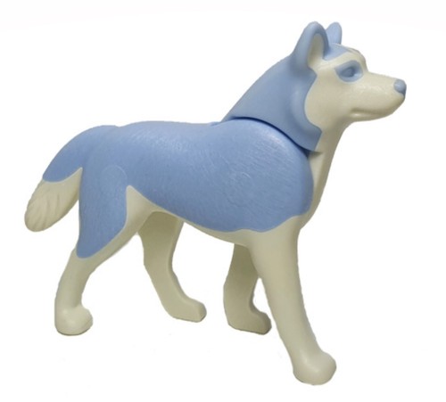 Playmobil figure husky dogs - husky,