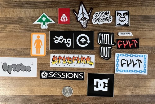 Small skate sticker lot 14 - skate,