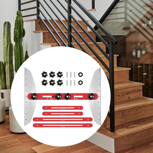 Stair tread template tool - template,