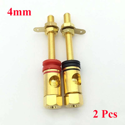 2pcs 4mm audio speaker binding - 2pcs,