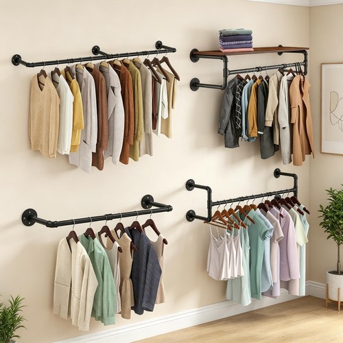 Wall mounted garment clothes - garment,
