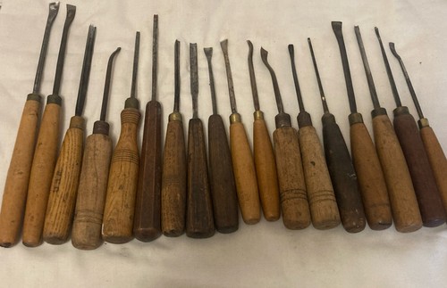 Wood working carving chisels - wood,