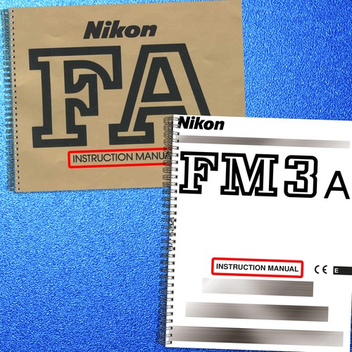 Nikon fm3a camera operators - fa,