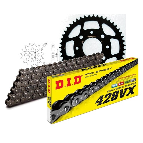 Did motorcycle chain set - chain, steel