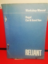 RELIANT REGAL 3/25 SALOON &