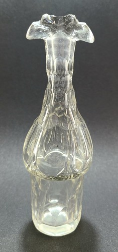 Cruet oil vinegar - clear, bottle