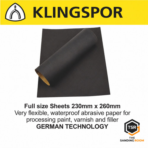 Wet and dry sandpaper sanding - dry,