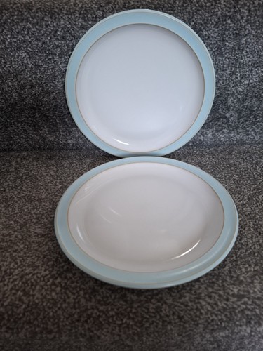 Denby blue linen side plate - denby,,