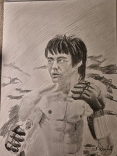 Drawing Of Bruce Lee Enter The