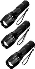 3 x LED Zoom Pocket Flashlight