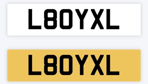 Loyal private number plate - loyal,