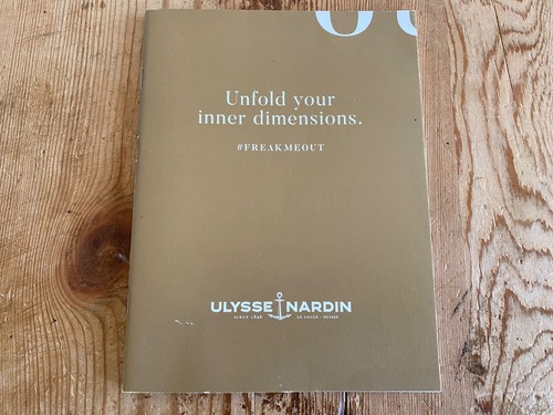 Ulysse nardin watch booklet - watch,