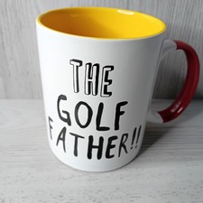 THE GOLF FATHER MUG - VERY RARE RETRO VINTAGE CUP TEA COFFEE