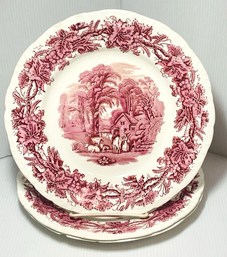 British scenery pink red - 3,