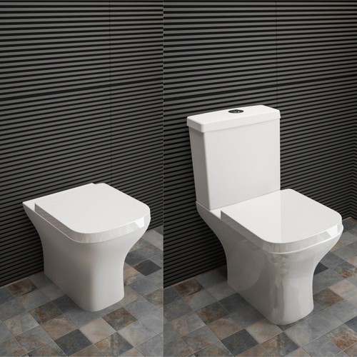 Bathroom close coupled back - close, &