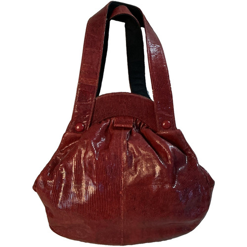 Vtg red exotic - red, top