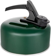 Pendeford 1 Litre Aluminium Whistling Camping Kitchen Kettle Green