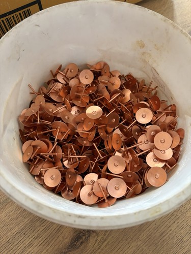 Copper disc rivets 20mm 1310 - copper,