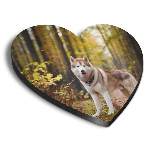 Heart fridge mdf magnet - mdf,
