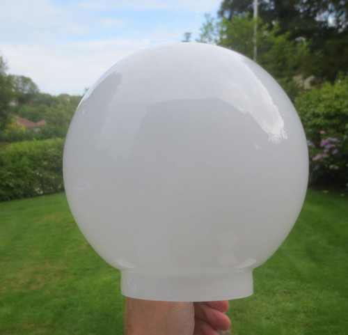 Vintage oil lamp shade white - oil,