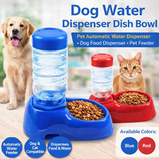 Dog Water Dispenser Dish Bowl