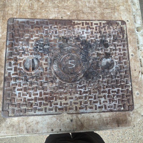 Cast iron manhole - iron,