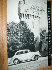 1951 51 Armstrong Siddeley  Lancaster Saloon British mid-size mag car ad