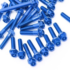 For Yamaha YZF R6 99-02 01 00 Engine Bolts Screw Kit Set BLUE