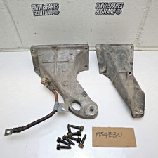 Pair BMW E46 M52TU M54 6 cyl metal engine mount brackets arms mounts & strap