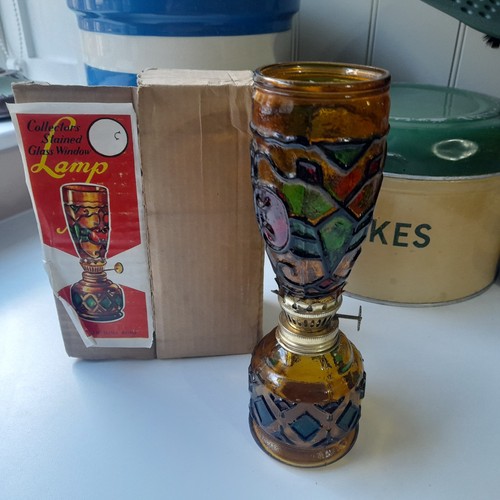 Vintage oil lamp retro - oil, mini