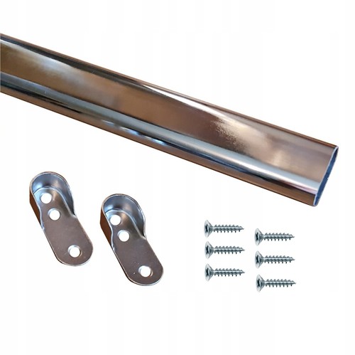 Wardrobe rail oval hanging - wardrobe,