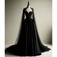Black Gothic Wedding Dresses