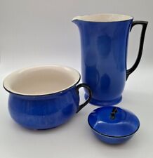 Vintage Large Blue Pitcher