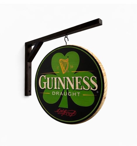 Guinness draught hanging - draught, pub