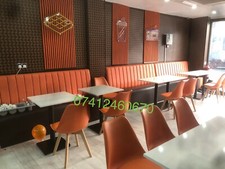Restaurant booth , Bench seating, and Chairs, Table,, Made To Measure’