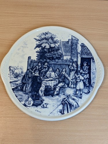 Large vintage blue and - large,