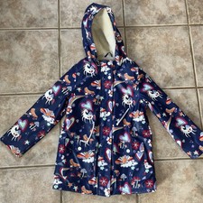 Tu Girls Age 7-8 Rain Coat